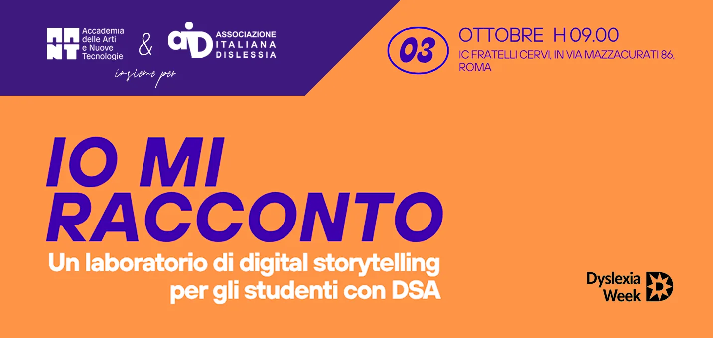 AANT e AID insieme per “Io mi racconto”: digital storytelling e inclusione
